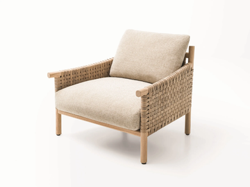 KIORI - Sassafras garden armchair with removable cover by Paola Lenti - view 2